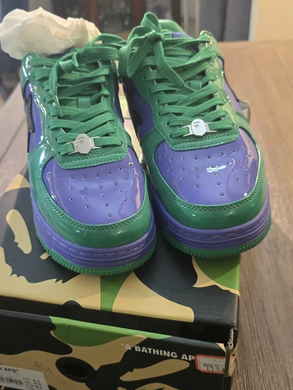 A Bathing Ape Sz. 10 Marvel/hulk Athletic Sneakers
